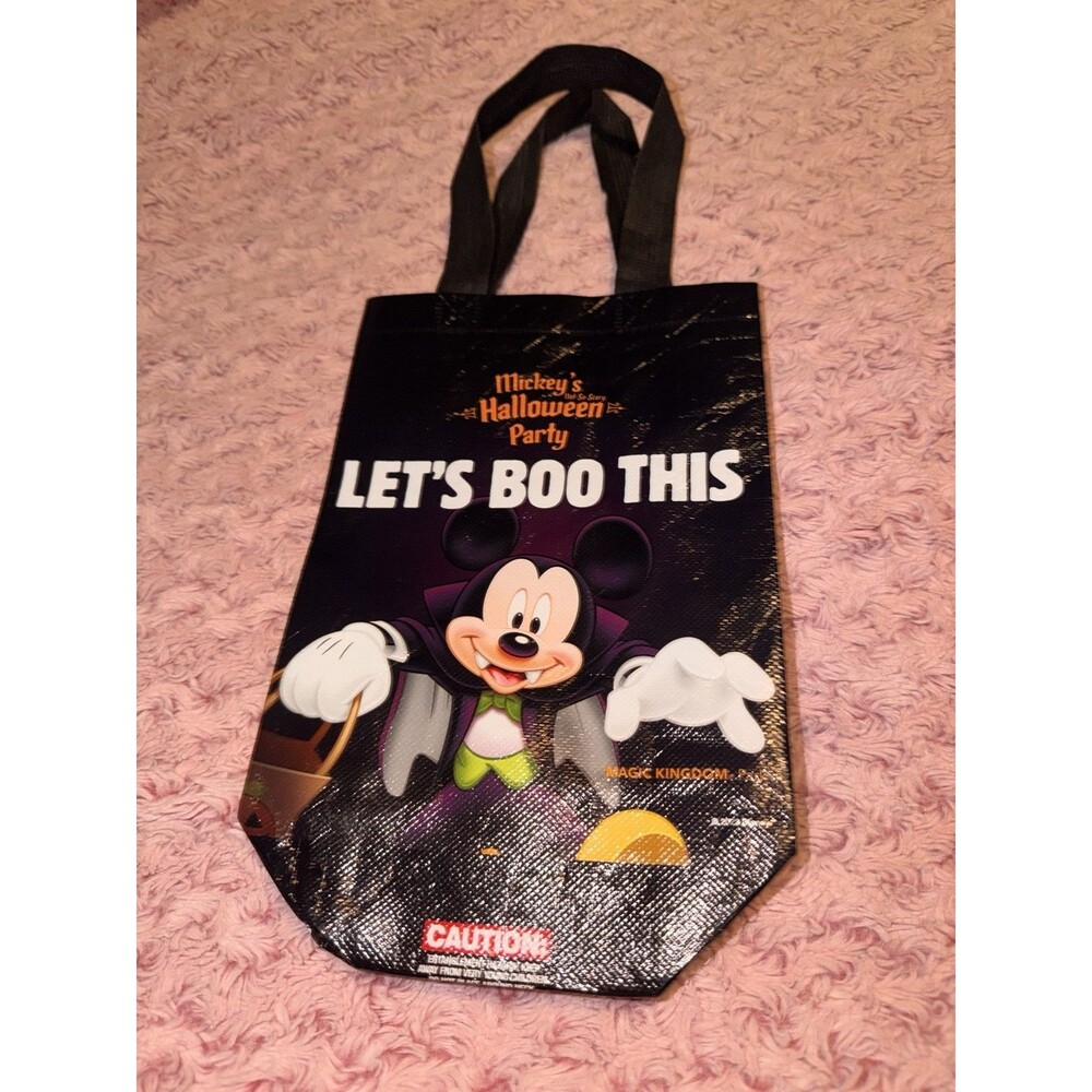 Disney Mickey's Not So Scary Halloween Party 2023 Bag Mickey Mouse Pumpkin